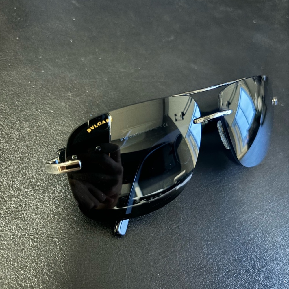 BULGARI men’s sunglasses for sale. No longer worn as I have purchased new shades